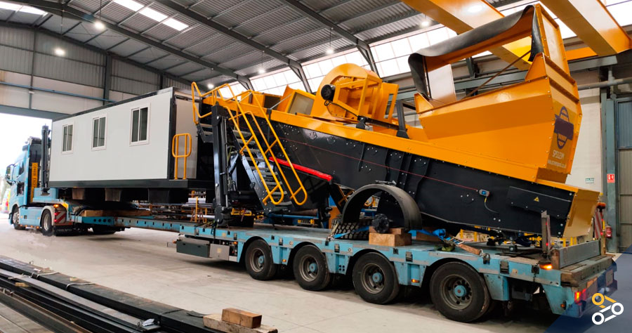 Nous augmentons la capacité de la cabine de l'équipement TR200E_Compact pour la récupération des déchets de construction et de démolition, RCD.